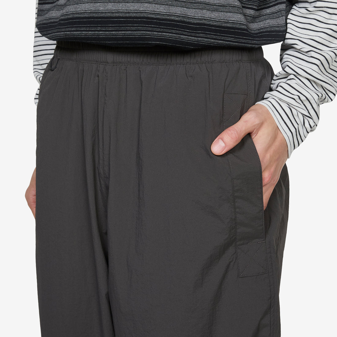 GREY Light Weight Pant Black Cement Pants