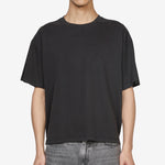 Boxy T-Shirt Garment Dye Jet Black