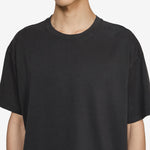 Boxy T-Shirt Garment Dye Jet Black