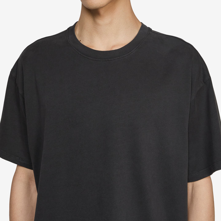Boxy T-Shirt Garment Dye Jet Black