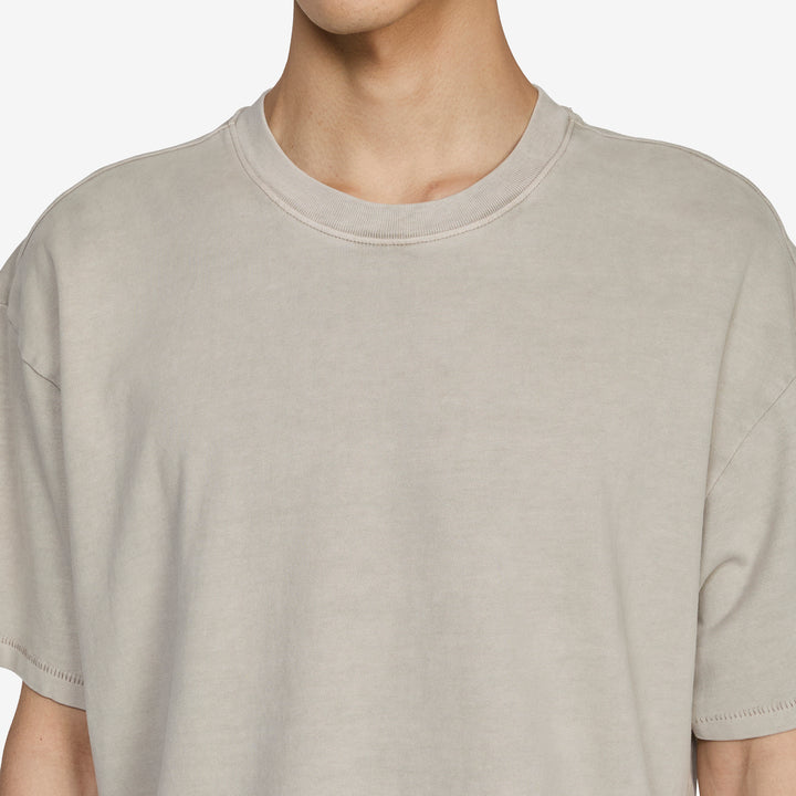 Boxy T-Shirt Garment Dye Vintage Khaki