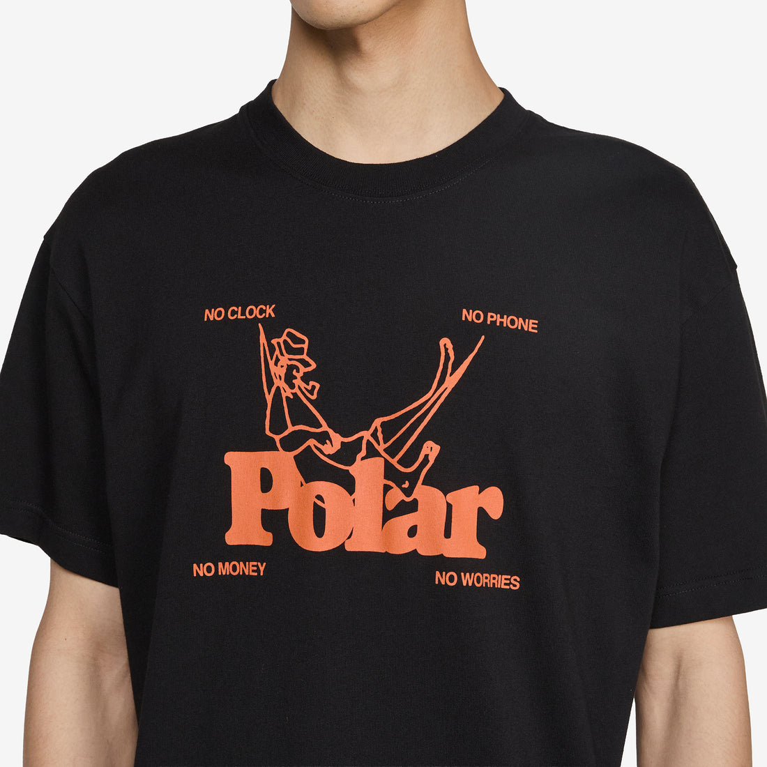 No Worries T-Shirt Black Tees
