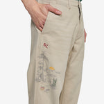 Bedford Straight Fit Graphic Pant Classic Khaki