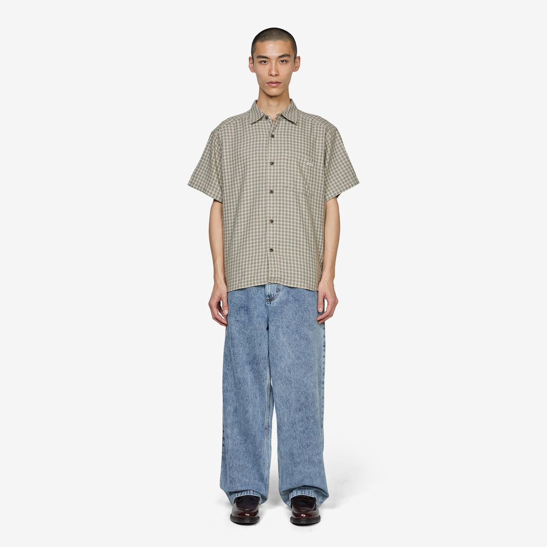 Mitchell Shirt Beige | Green Shirts