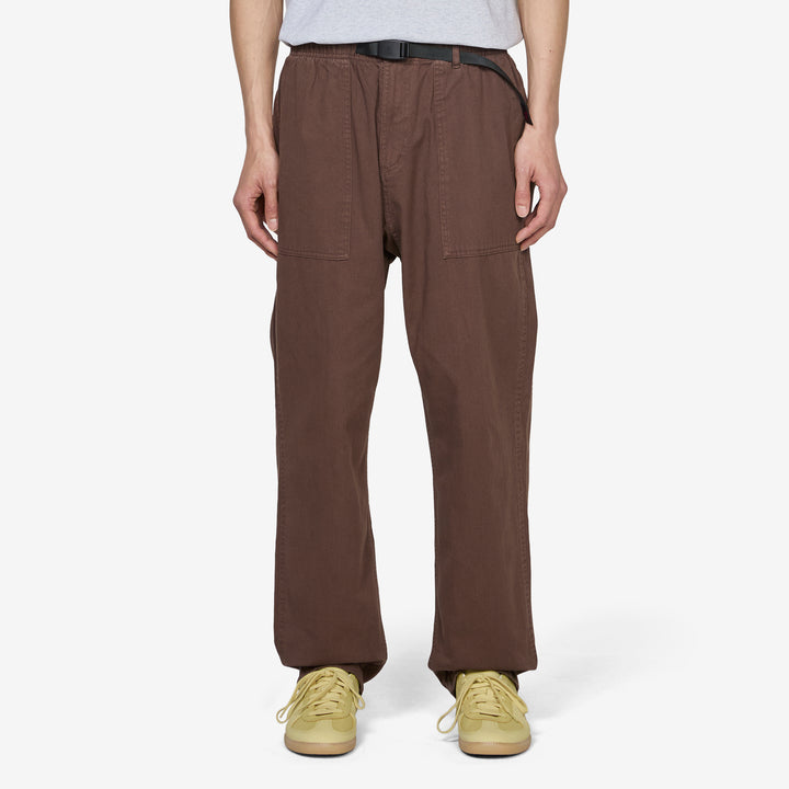 Loose Tapered Ridge Pant Brown Pigment Front
