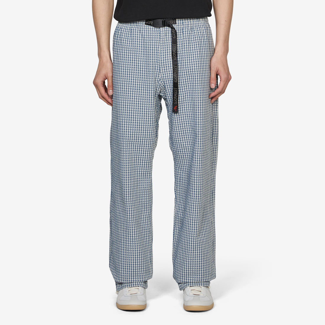 Dobby Plaid Gramicci Pant Straight Fit Royal Pants
