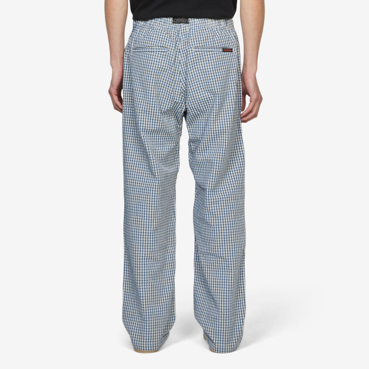 Dobby Plaid Gramicci Pant Straight Fit Royal