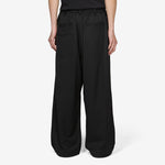 Y-3 Wool Straight Leg Pants Black