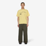 Loose Cut Cotton Ripstop Pants Washed Khaki