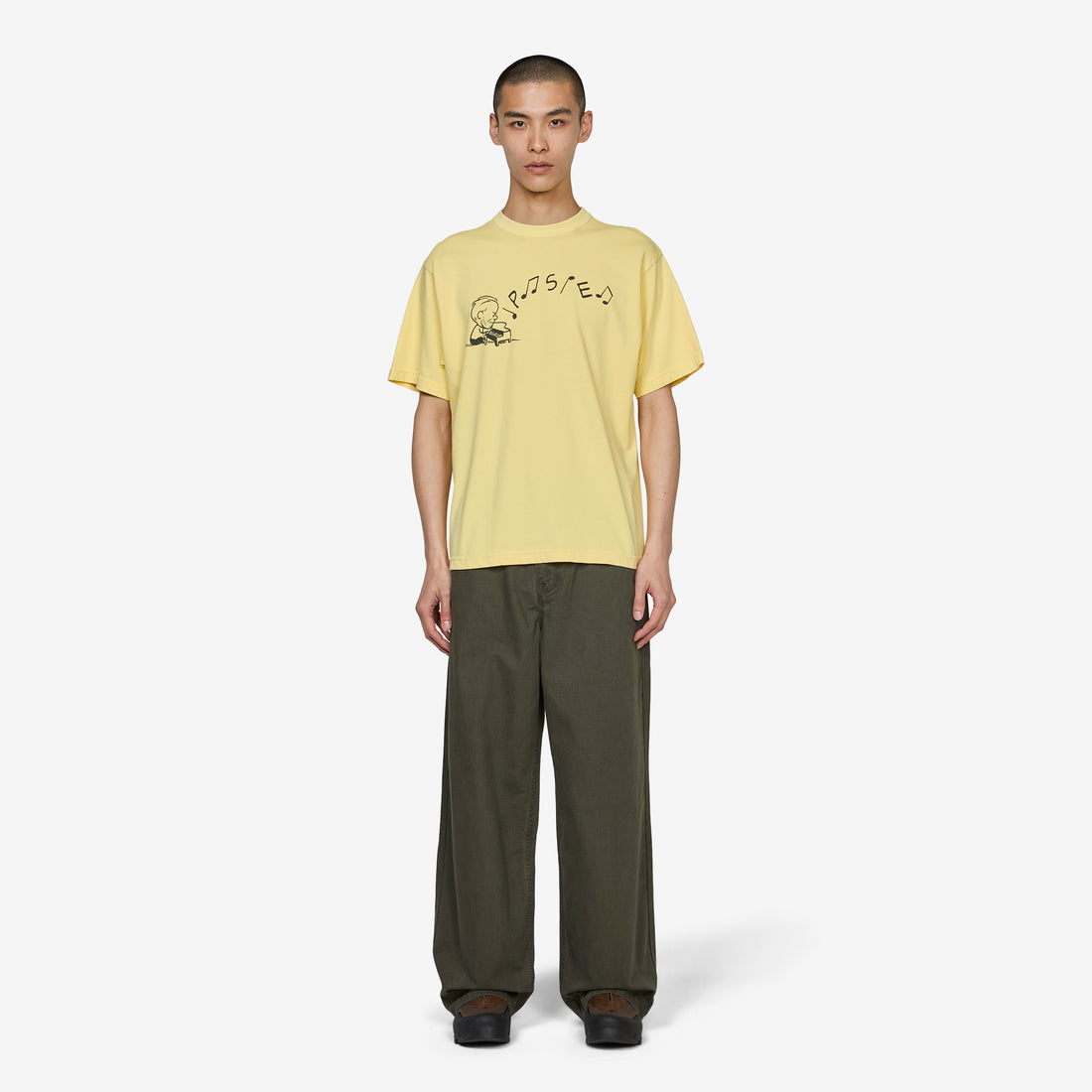 Swan T-Shirt Yellow Tees
