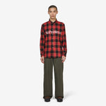 No Problemo Plaid Longsleeve Shirt Red