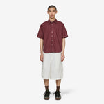 Short Sleeve Tartan Typewriter Shirt Red | Black | White