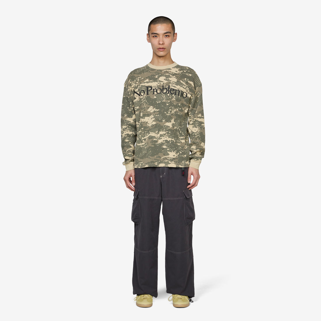 Forest Waffle Longsleeve T-Shirt Sand Tees