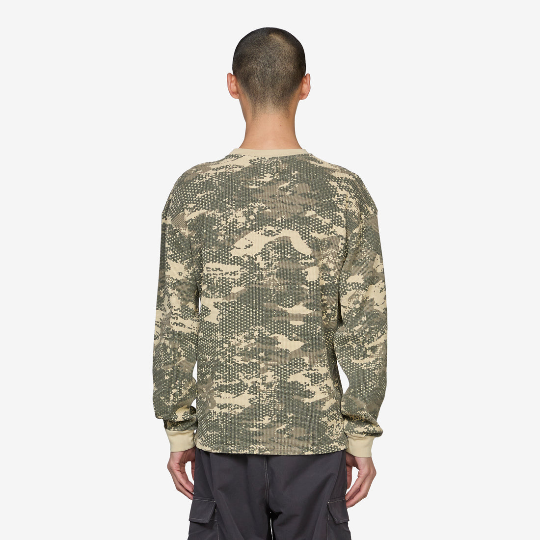Forest Waffle Longsleeve T-Shirt Sand Tees