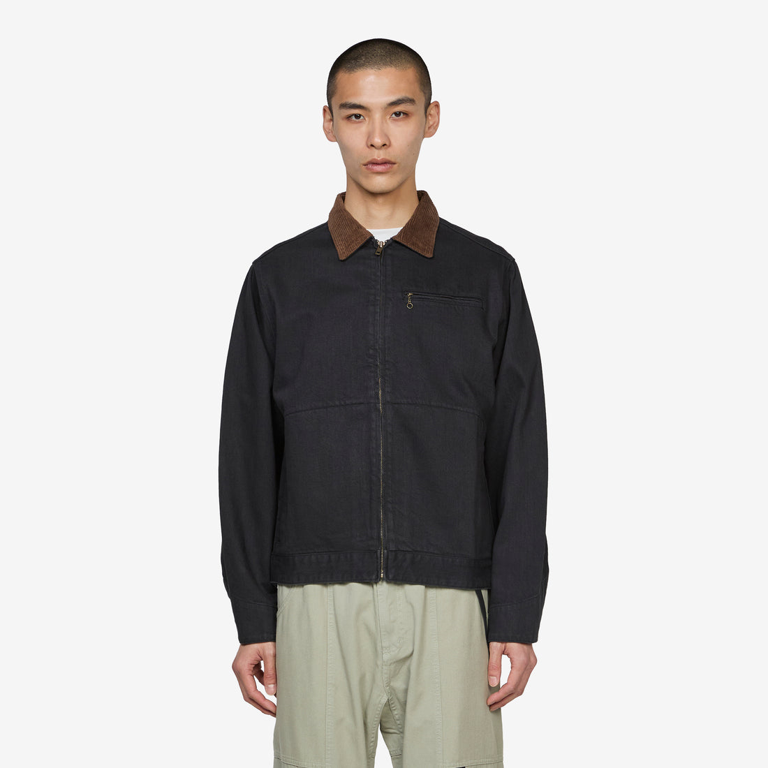 Japanese Denim Trucker True Black Jackets