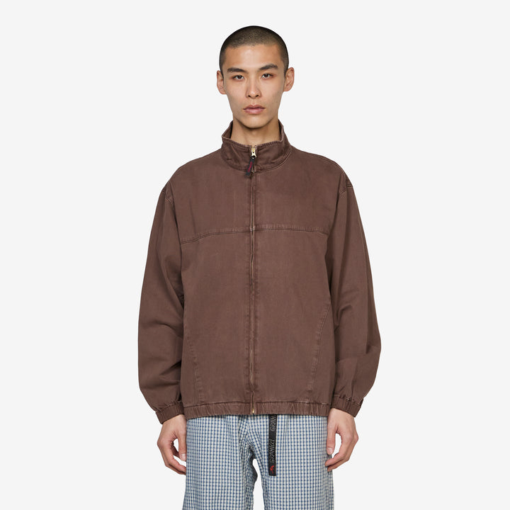 Twill-Around Jacket Brown Pigment Front