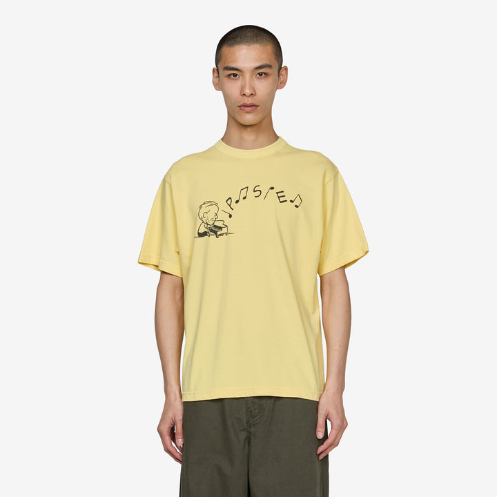 Swan T-Shirt Yellow Front