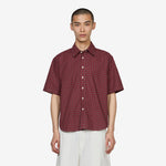 Short Sleeve Tartan Typewriter Shirt Red | Black | White