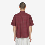 Short Sleeve Tartan Typewriter Shirt Red | Black | White