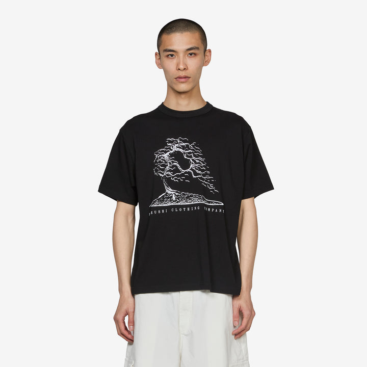 Bonsai T-Shirt Black Front