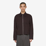Mini Jacket Obscura Brown Imprint Wool