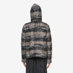 Full Zip Hood Night Woods Check Lofty Wool