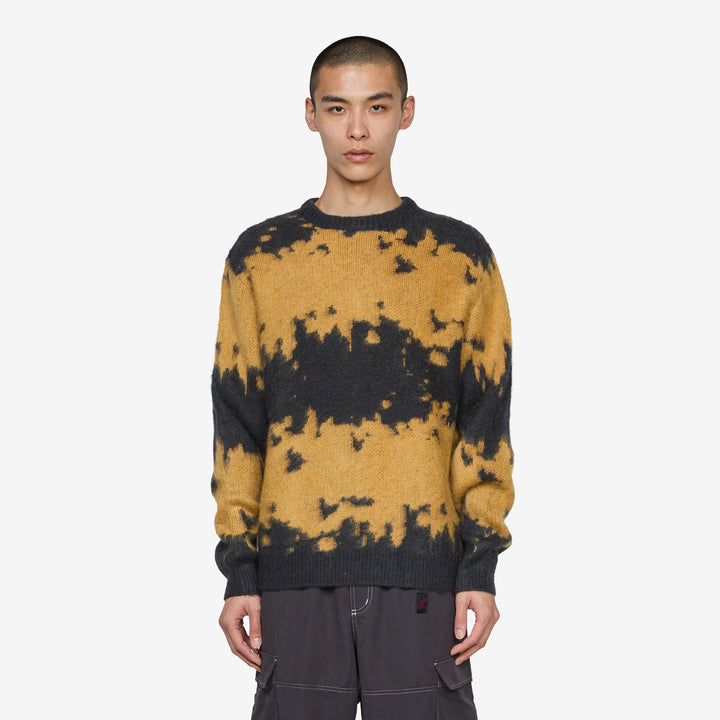 Mohair Splatter Sweater Safron Splatter Front