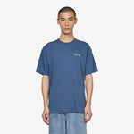 Contrast Stroke Logo T-Shirt Grey Blue