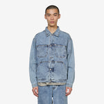Patrik Jacket Heavy Washed Blue