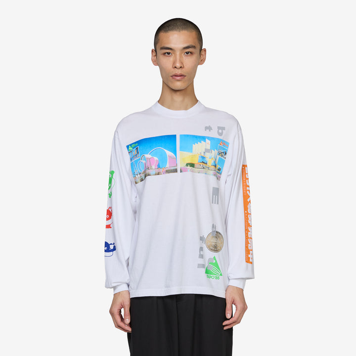 Expo85 Longsleeve T-Shirt White Front