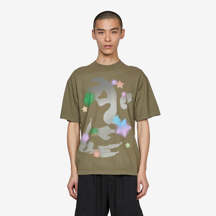 Airbrush T-Shirt Army Front