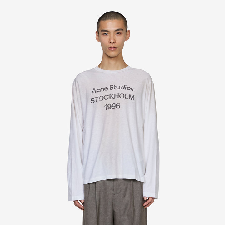 Edden 1996 Longsleeve T-Shirt Dusty White Front