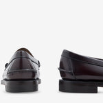 Classic Dan Wide Brown Burgundy