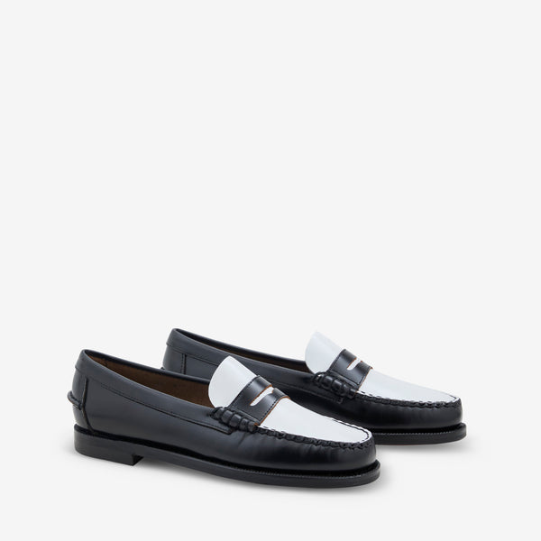 Women's Classic Dan Loafer Black | White Footwear