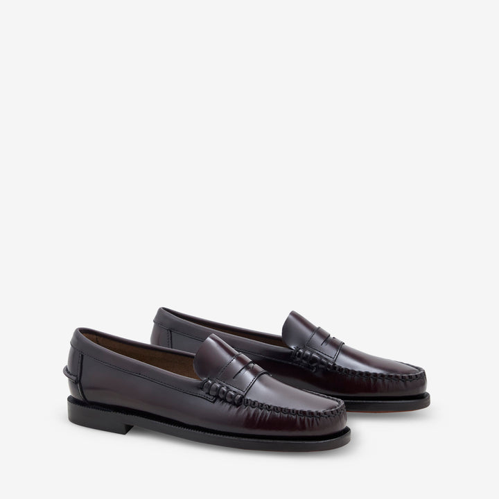 Women's Classic Dan Loafer Brown Burgundy Front