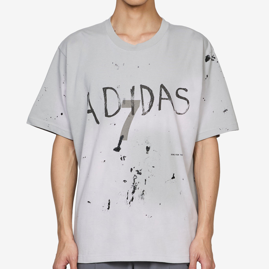 Song for the Mute x SFTM007 Short Sleeve T-Shirt Grey Two Tees