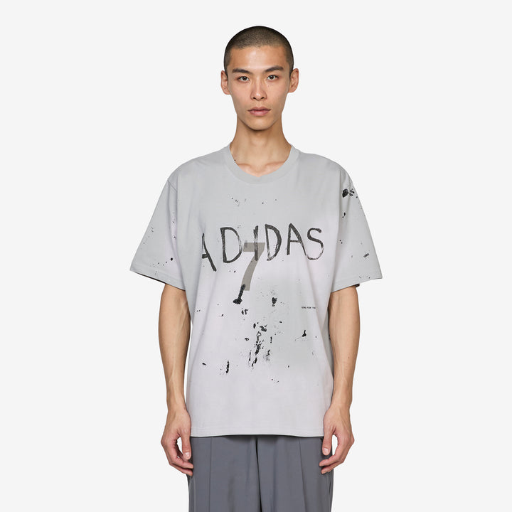 Song for the Mute x SFTM007 Short Sleeve T-Shirt Grey Two Front