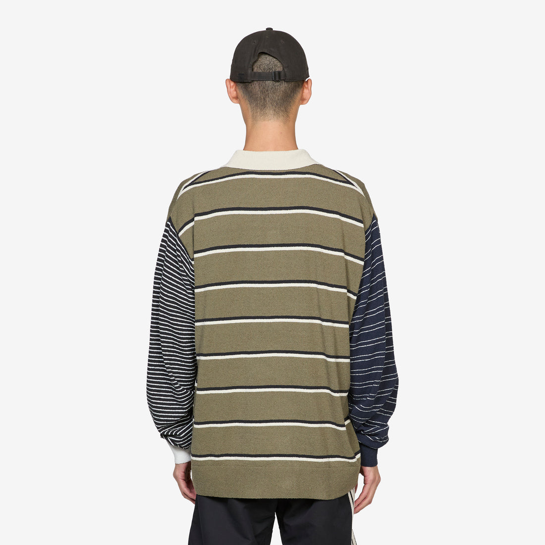 Song for the Mute x SFTM007 Longsleeve T-Shirt Olive Strata | Alumina | Black Tees