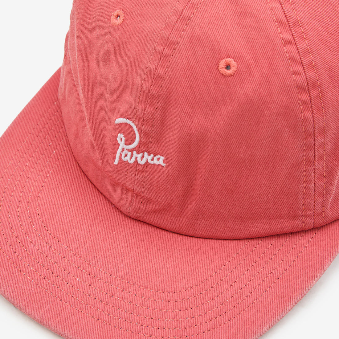 Signature 6 Panel Hat Washed Out Red Headwear