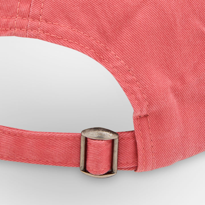 Signature 6 Panel Hat Washed Out Red