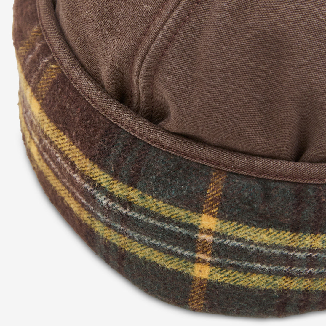 Logo Trapper Cap Brown Headwear