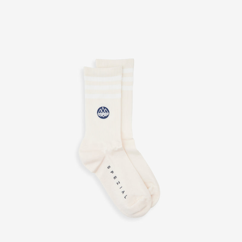 Statement Ankle Socks Night Navy | Wonder White