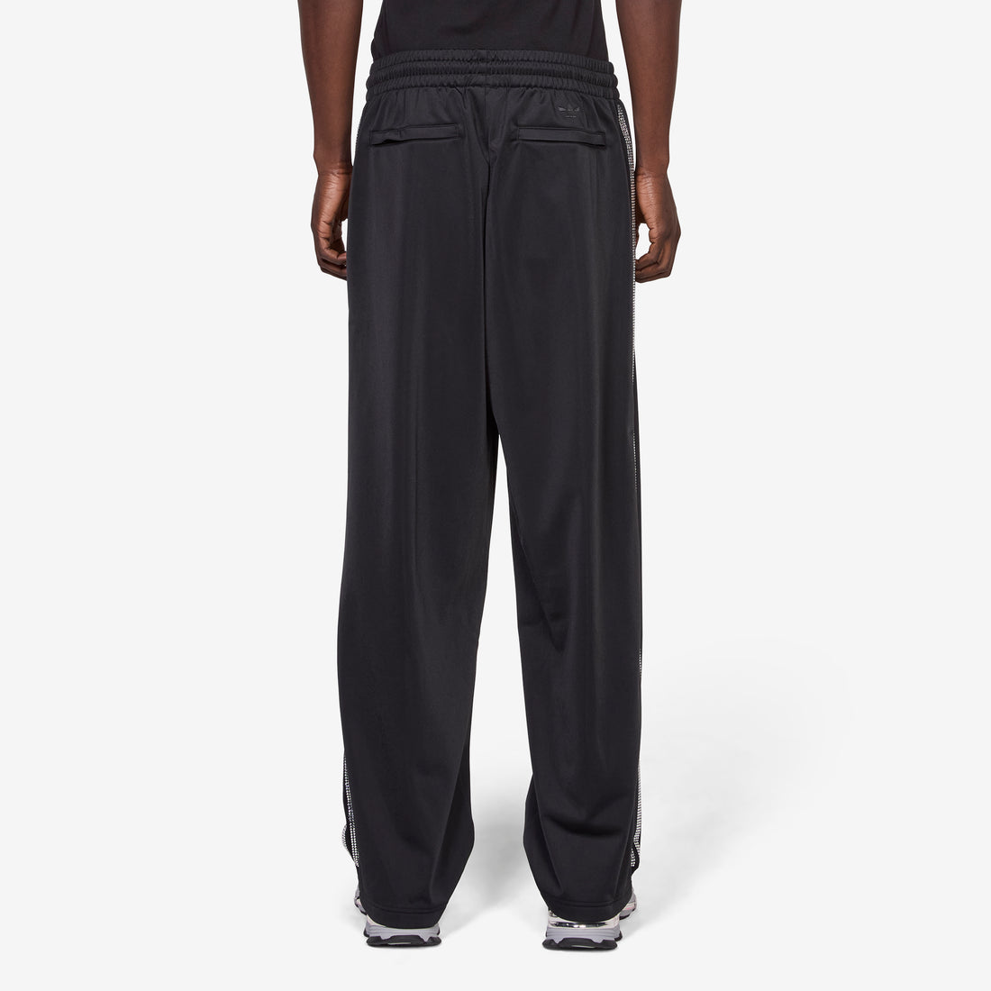 SP5DER x Rhinestone Trackpant Black Pants