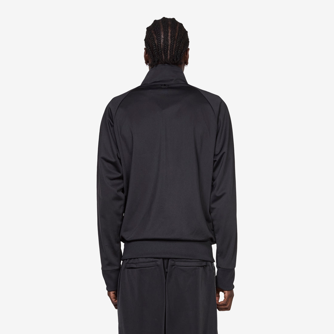 SP5DER x Rhinestone Tracktop Black Jackets