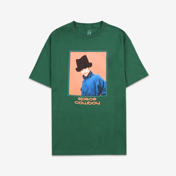 Space Cowboy T-Shirt Hunter Green