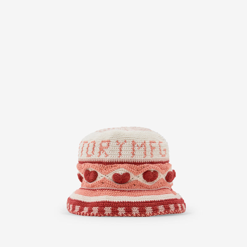Brew Hat Ecru Heart Headwear