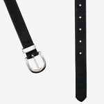 Black Pony 2.5cm Belt Black
