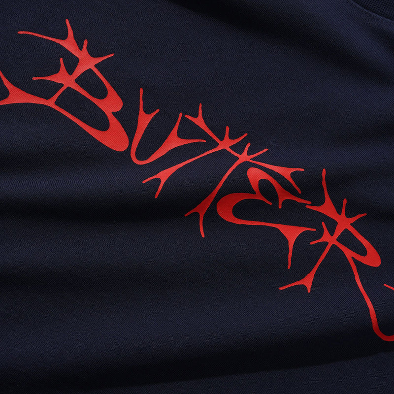 Scrawling T-Shirt Navy Tees