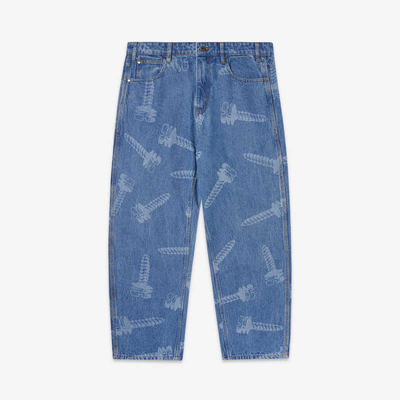 Screw Denim Pant Washed Indigo
