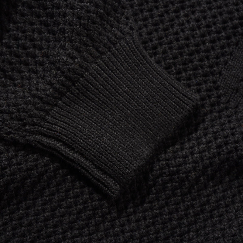 Scribble Knit Sweater Black Jumpers